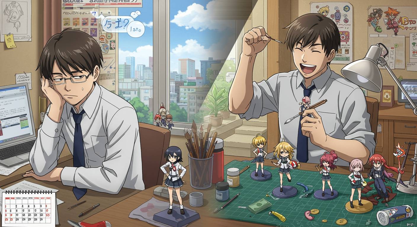 福岡在住30代サラリーマンが副業で始めたフィギュア製作、1年で人生が変わった話