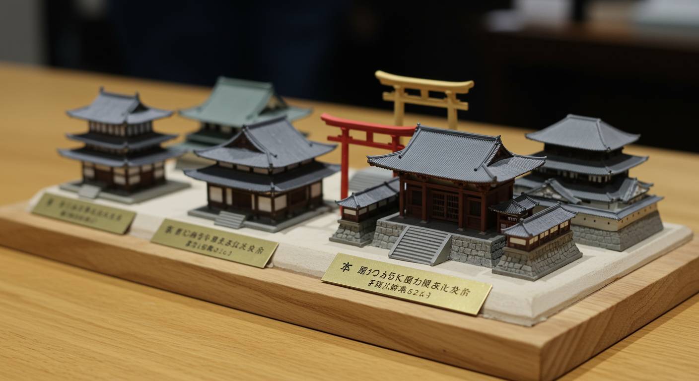 福岡の歴史的建造物をミニチュア化!教育的ノベルティフィギュアの可能性