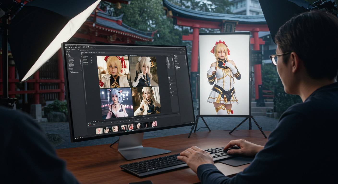 AIも驚く!福岡コスプレ撮影の最新編集テクニック大公開