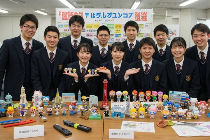 福岡の高校生が考案！地域活性化に一役買うノベルティフィギュアの挑戦