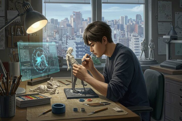 AI時代の手仕事～福岡の若手クリエイターが挑むフィギュア製作の未来～
