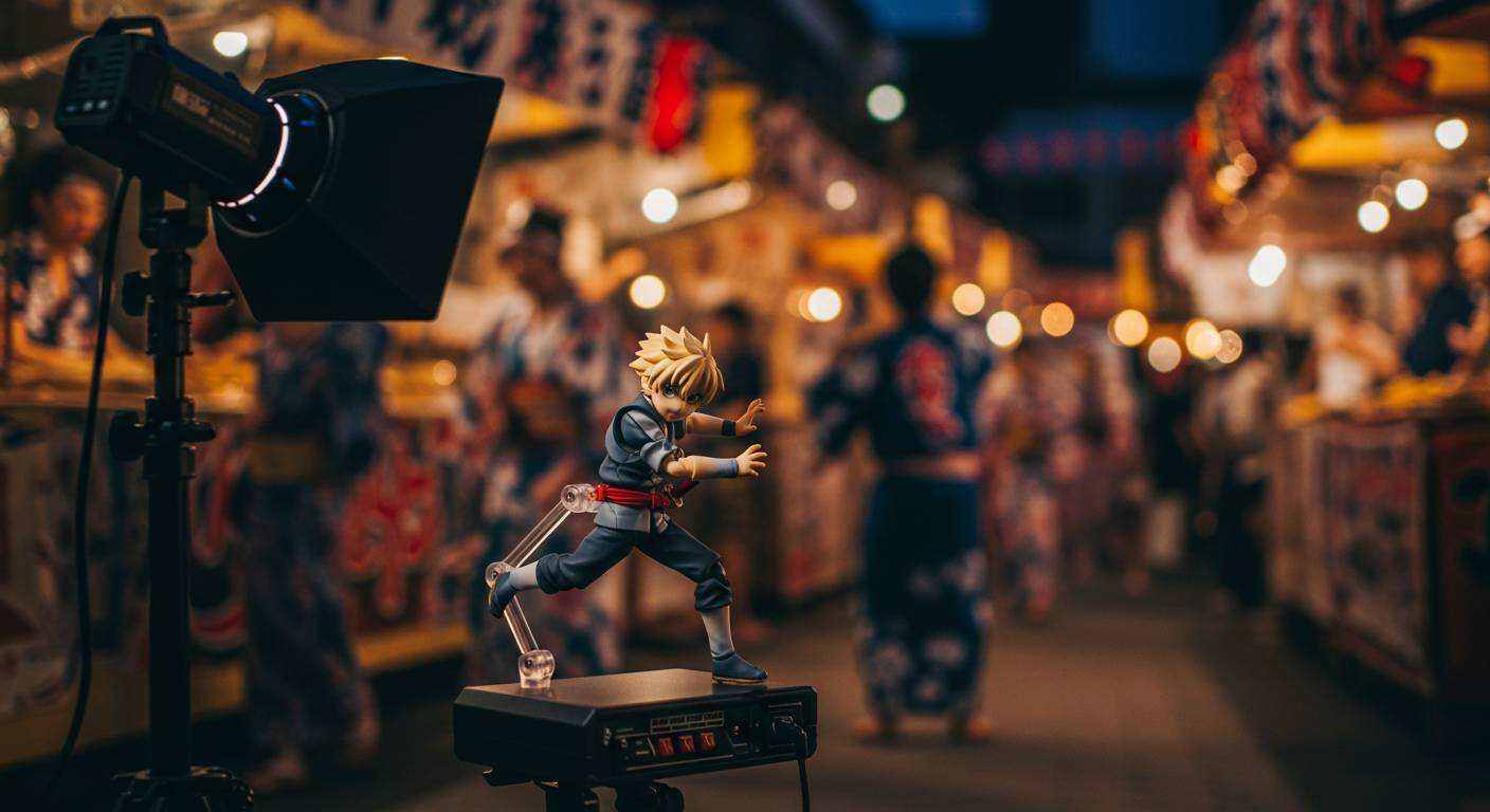 福岡の祭りをバックに!躍動感あふれるフィギュア撮影のコツ
