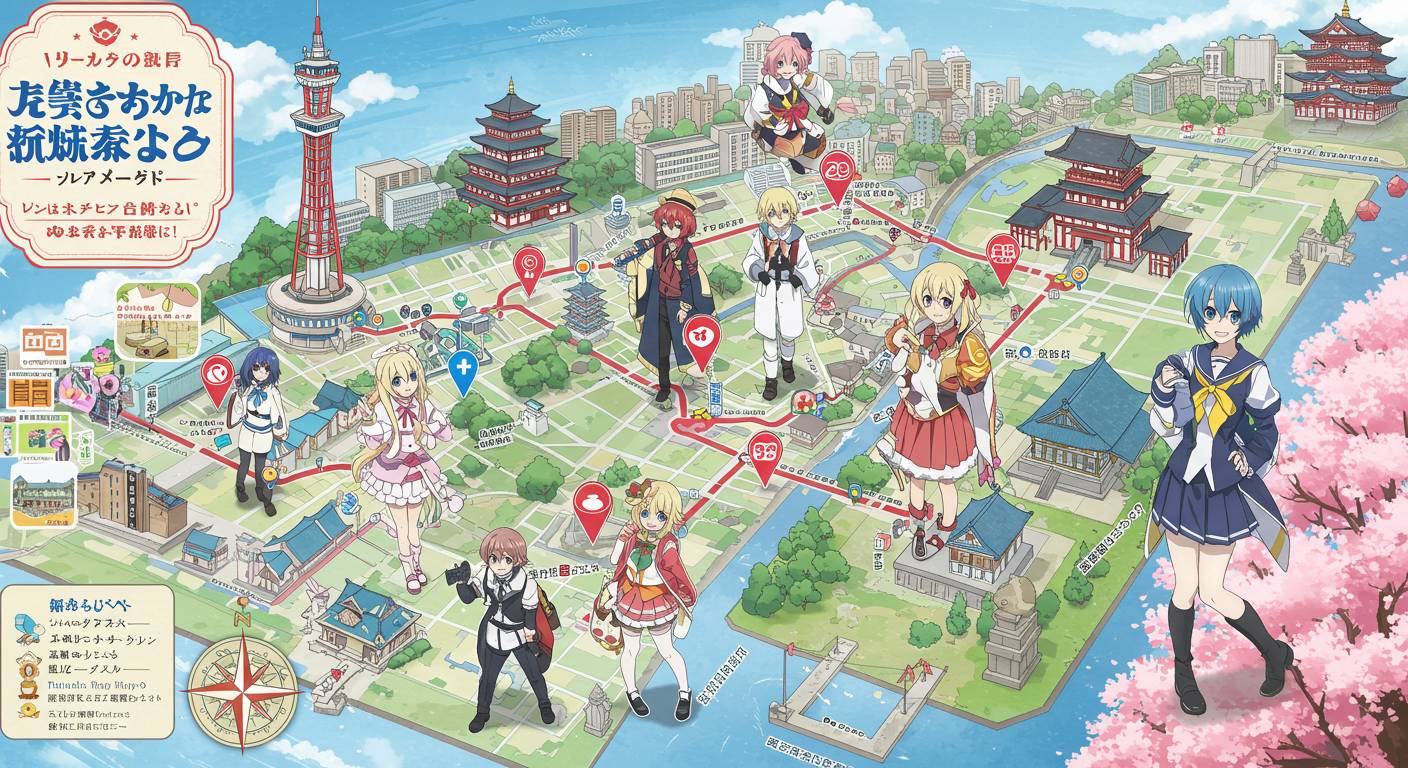 1日で巡る!福岡コスプレ撮影スポット完全周遊マップ