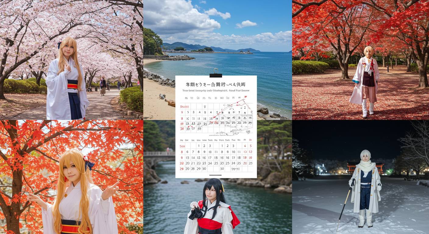 福岡の四季を彩るコスプレ撮影計画!ベストシーズンはいつ?